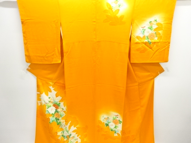 秋草模様訪問着